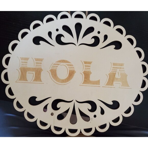 Ashland Other - Ashland Frida Kahlo "Hola" Wood Sign DIY Craft Project Mexican Decor Artisan